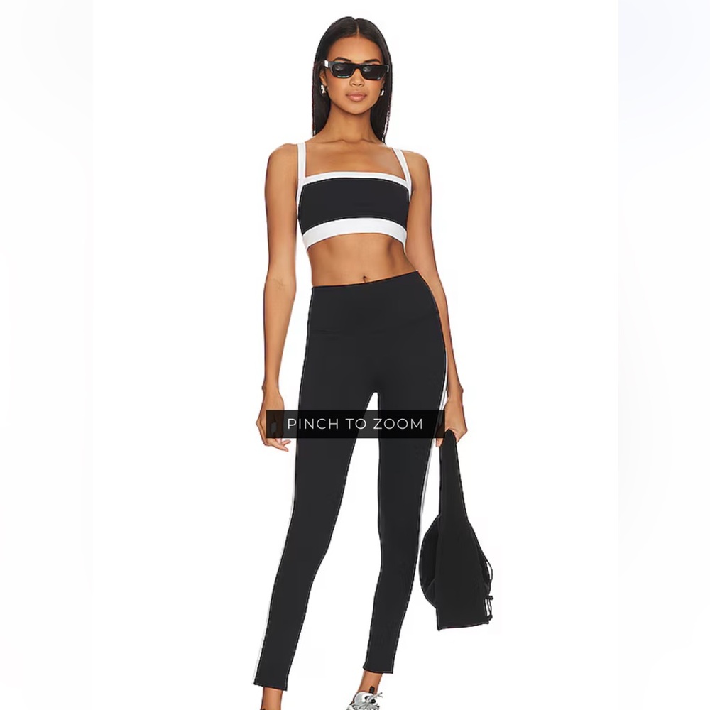 Splits59 Black and White Activewear Set